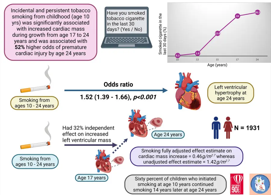 Persistent tobacco smoking